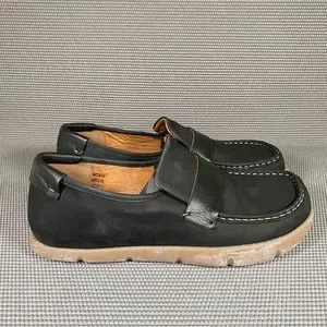 ? Kalso Earth Shoe Dabb Nubuck Slip On Men’s US 11 EU 44 Black Leather Kalso Men main image 4